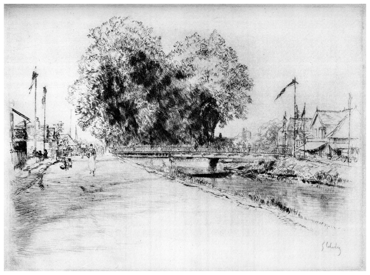 Kanal a Troyes, c1880-1930 1924 by Gustave Leheutre