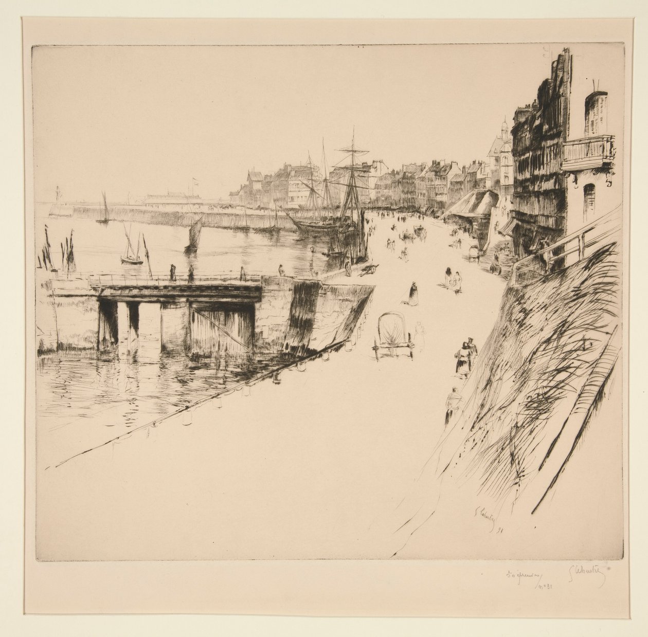 Passerelle by Gustave Leheutre