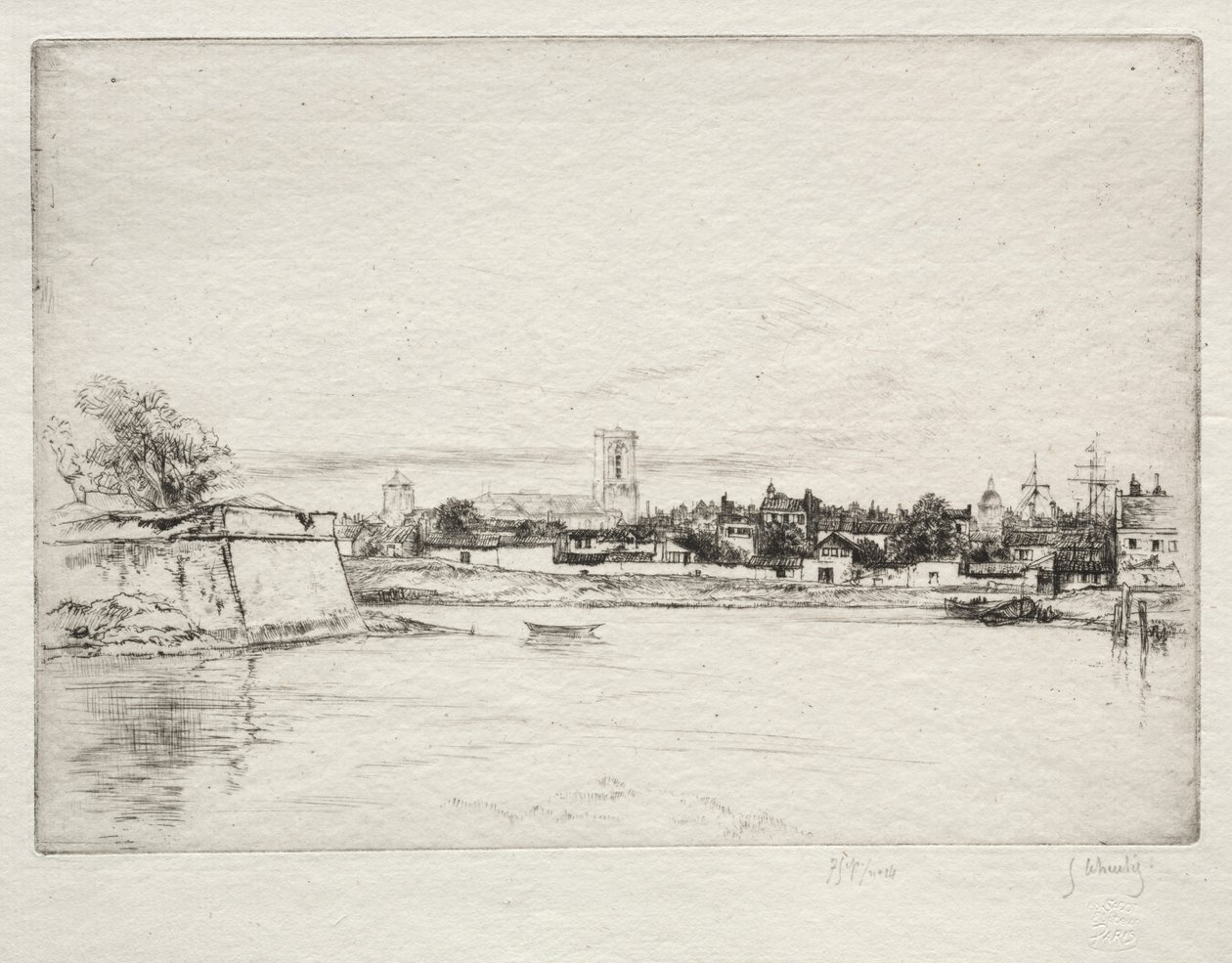 Le Petit St. Eloi, La Rochelle by Gustave Leheutre