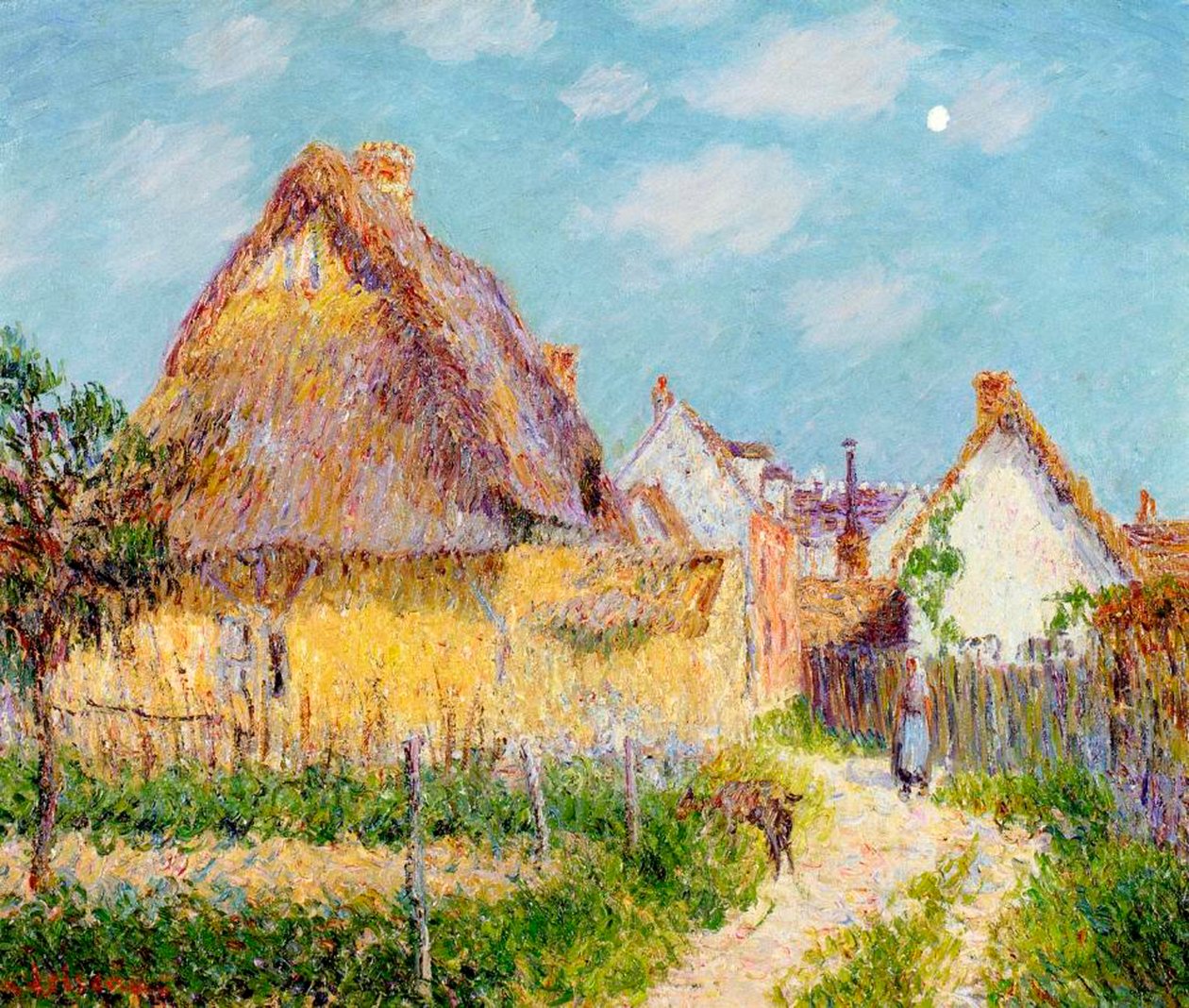 Le Vaudreuil'deki Kulübe, 1903 by Gustave Loiseau