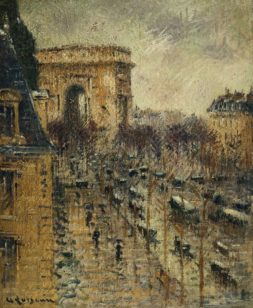 "Arc de Triomphe, c.1930-1931 by Gustave Loiseau