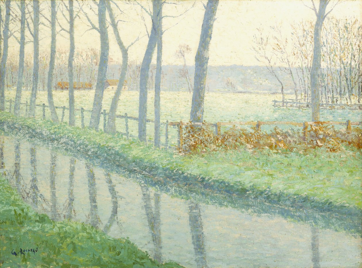 Le Sausseron, Nesles-la Vallee, 1891 dolayları by Gustave Loiseau