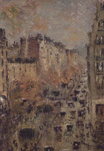 Raspail Bulvarı, 1928 by Gustave Loiseau