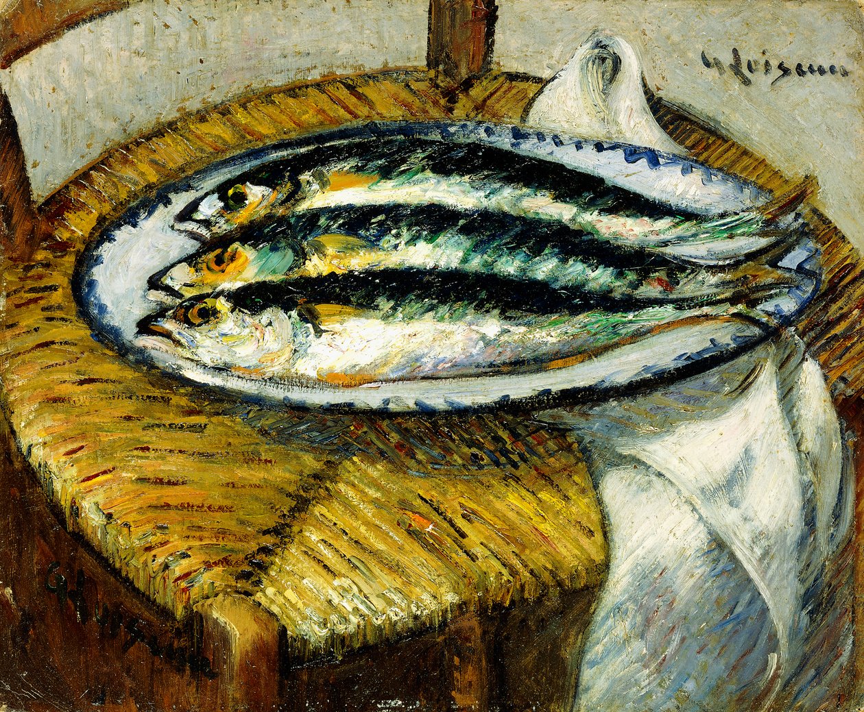 Uskumru Yemeği, c.1923 by Gustave Loiseau
