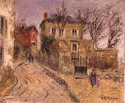 Köy Yolu (tuval üzerine yağlı boya) by Gustave Loiseau