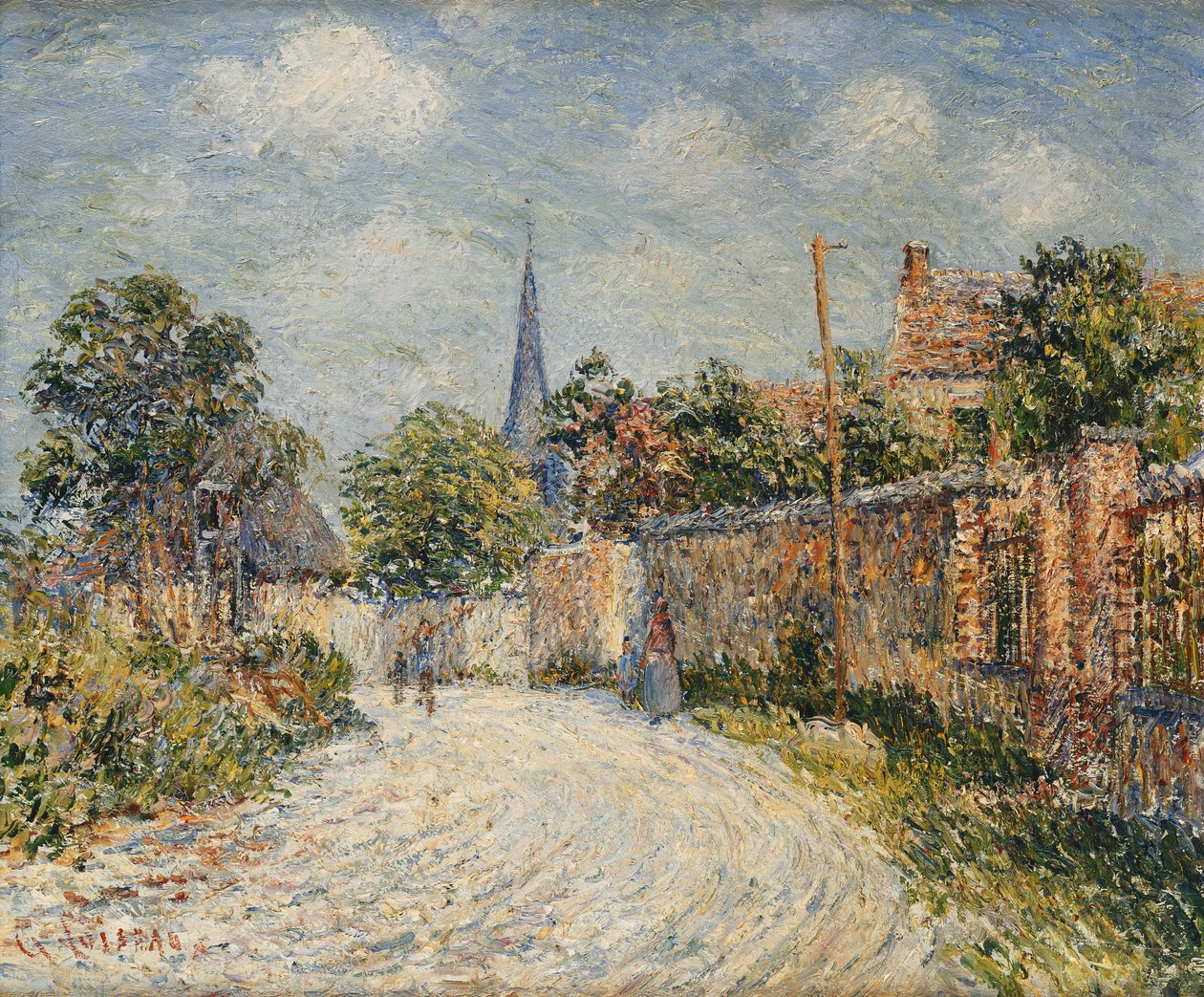 Köy Caddesi; Köy Sokak, by Gustave Loiseau