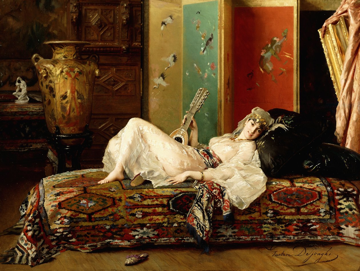 Yatan Odalık, by Gustave Léonard de Jonghe