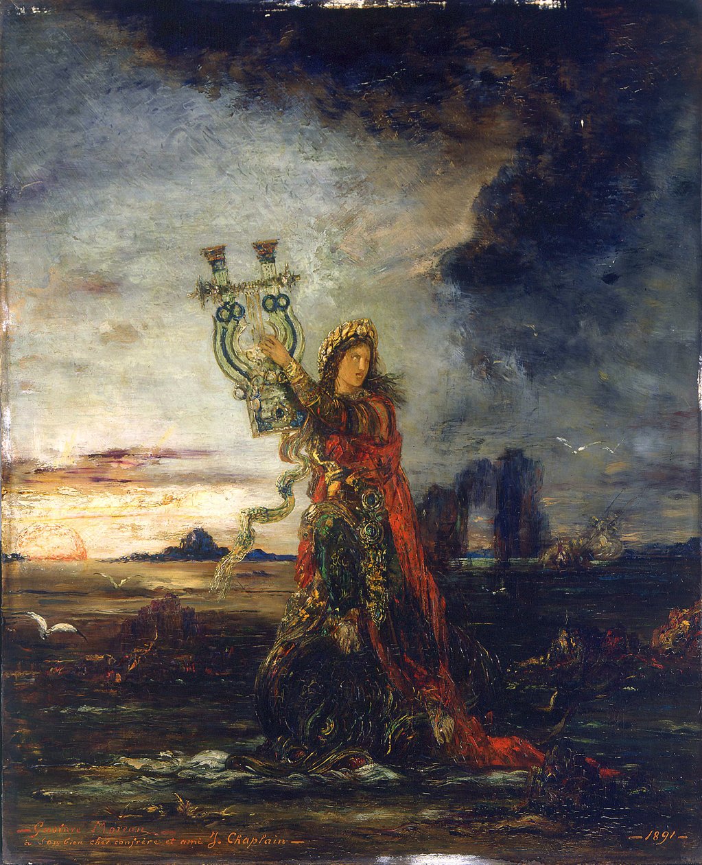 arion by Gustave Moreau
