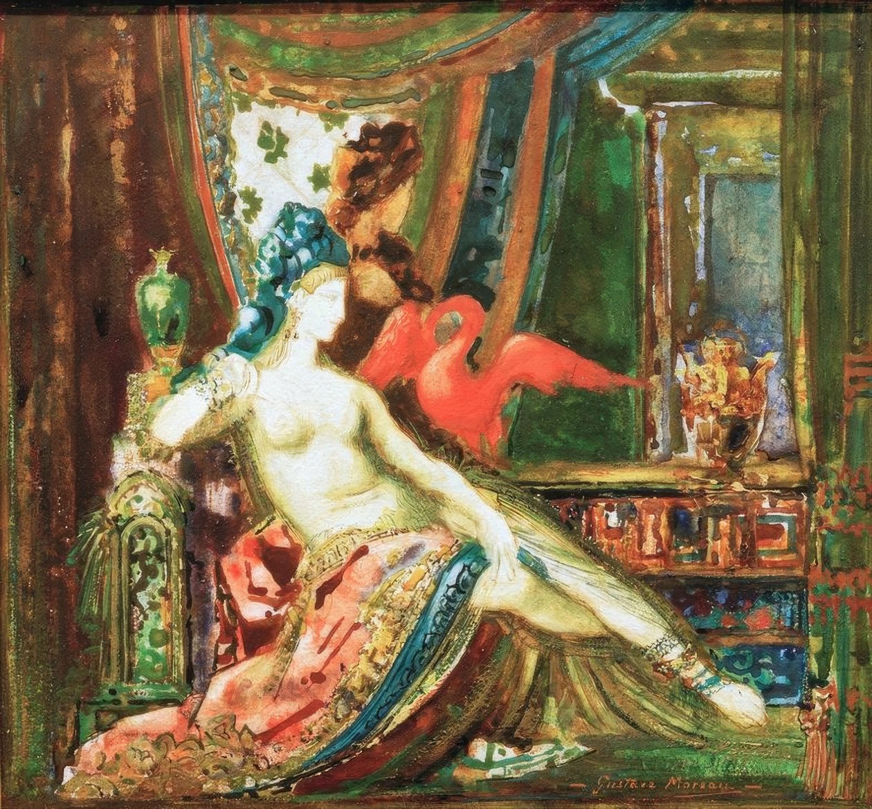 ibis delilah by Gustave Moreau