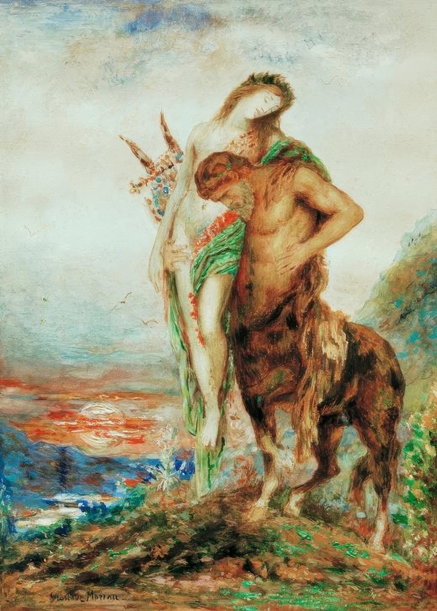 yorgun centaur by Gustave Moreau