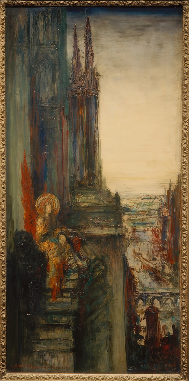 gezgin melekler by Gustave Moreau