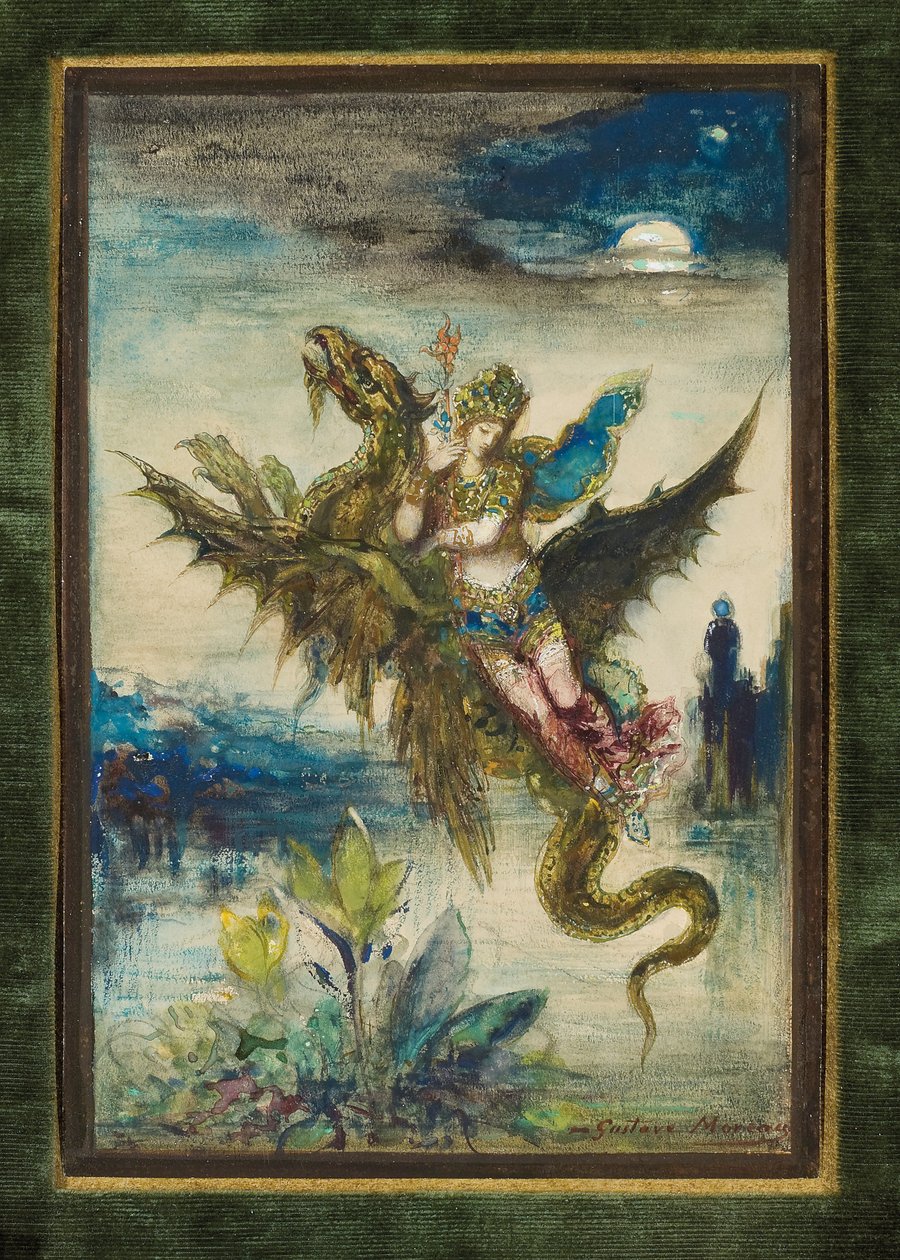 Doğu Rüyası veya Peri, c.1881 by Gustave Moreau