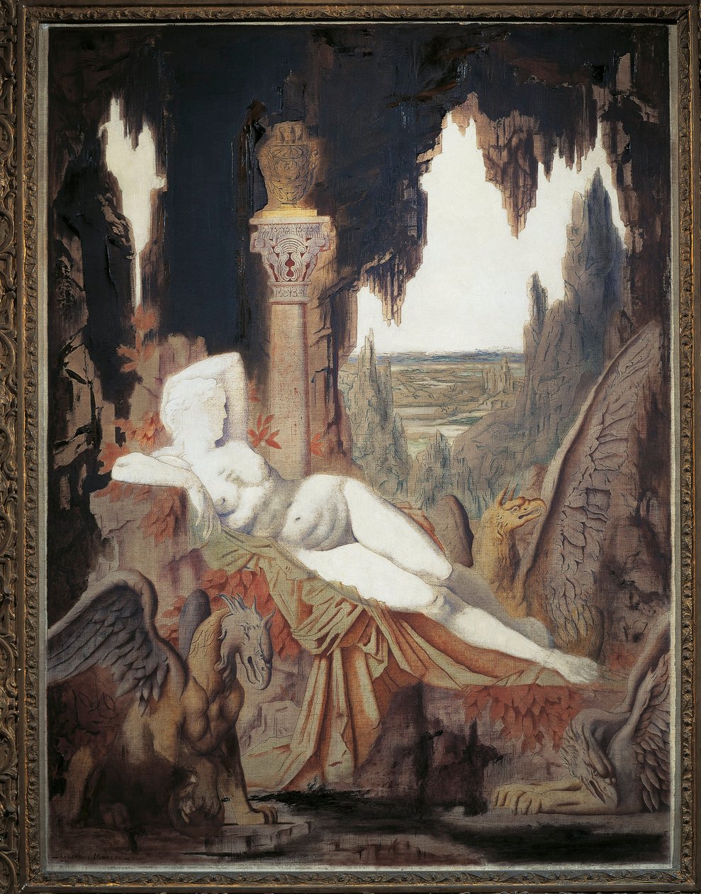 Fransa, Paris, Ücret aux Griffons by Gustave Moreau