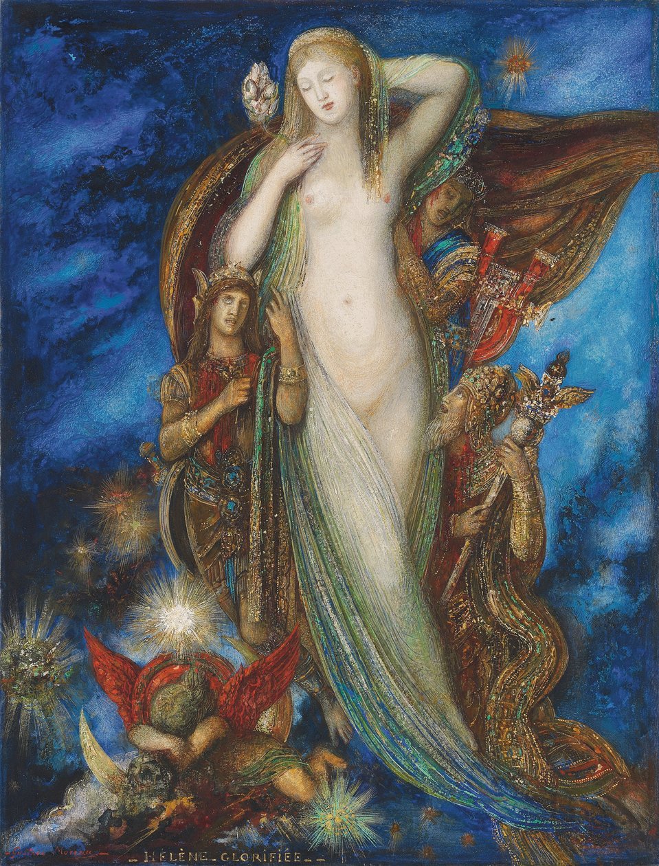 Helen Yüceltilmiş, 1896 by Gustave Moreau
