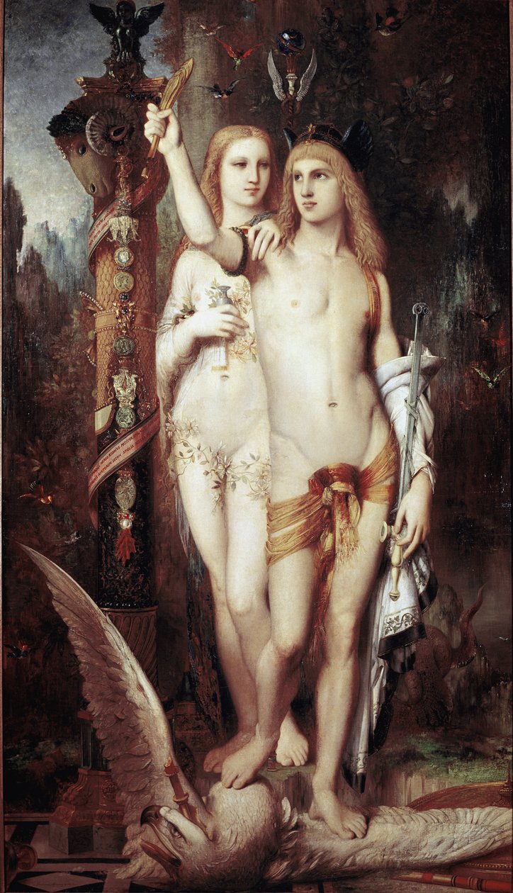 Jason ve Medee (tuval üzerine yağlı boya by Gustave Moreau