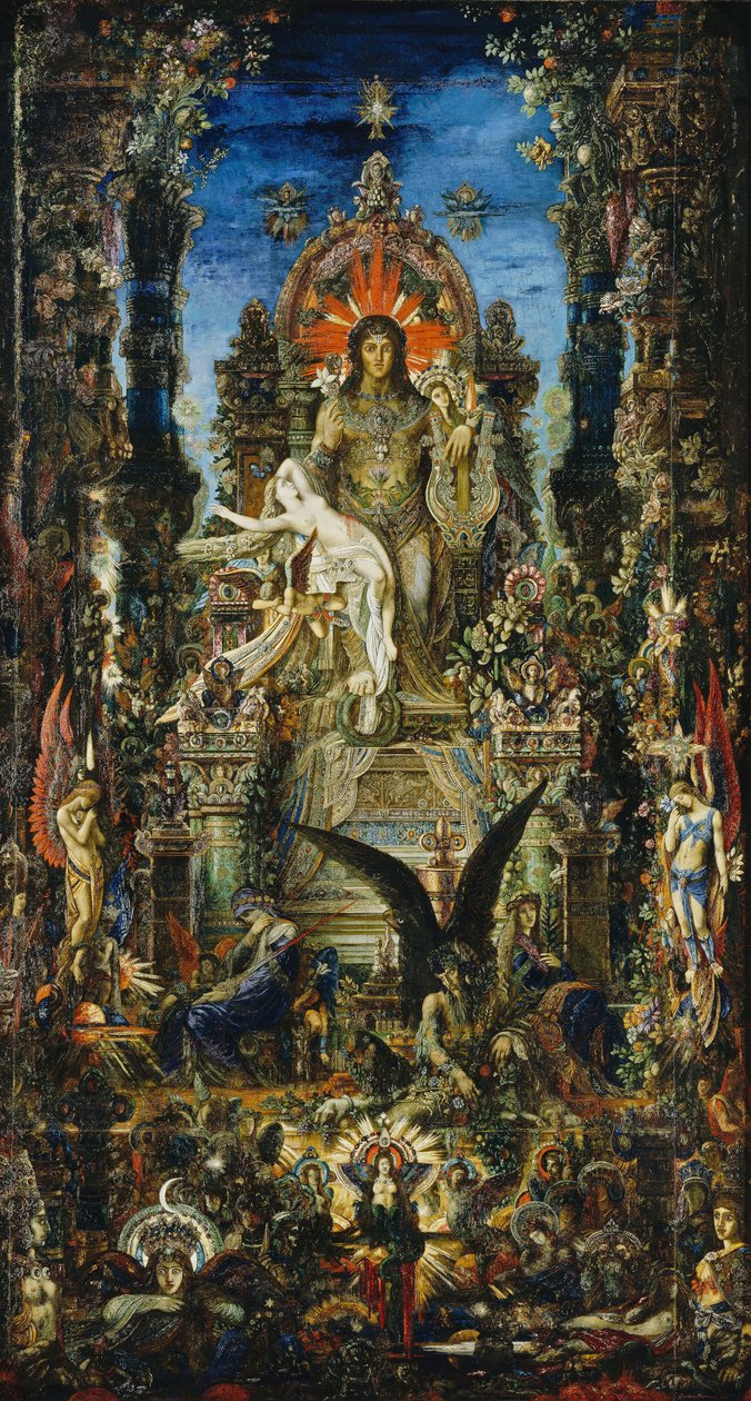 Jüpiter ve Semele, 1894-95 by Gustave Moreau