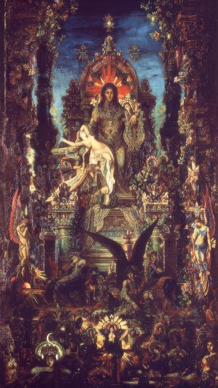 Jüpiter ve Semele by Gustave Moreau