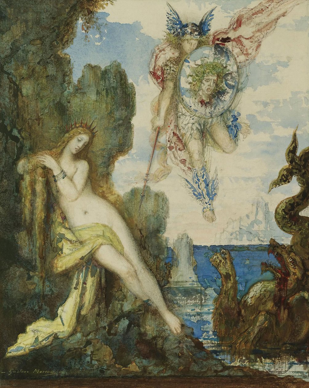 Perseus ve Andromeda, 1882. by Gustave Moreau