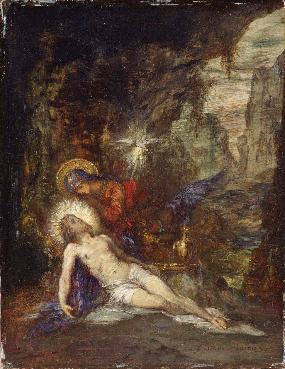 Pieta, c. 1876 by Gustave Moreau