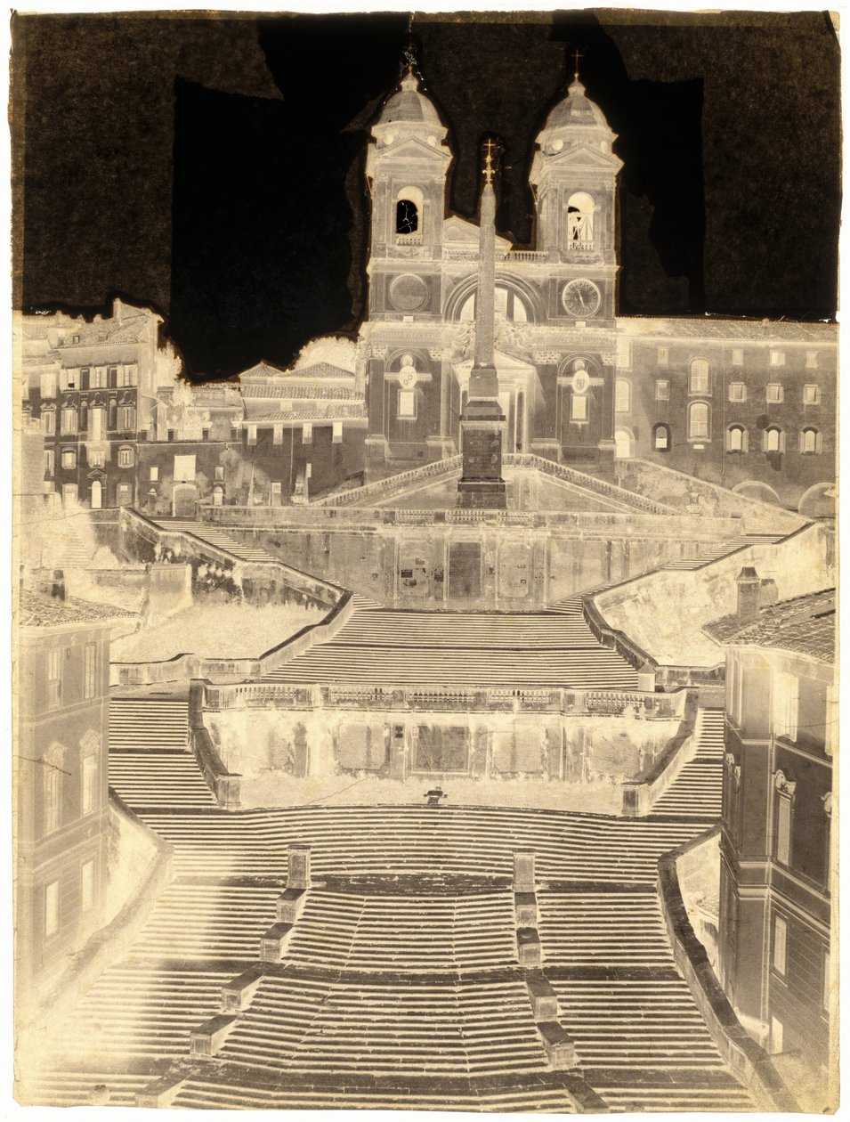 İspanyol Merdivenleri, Roma by Gustave de Beaucorps