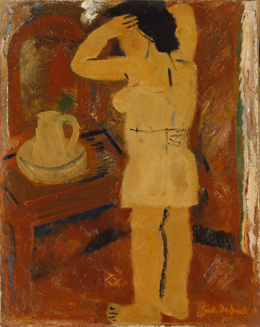 La Toilette - Süsleme by Gustave de Smet