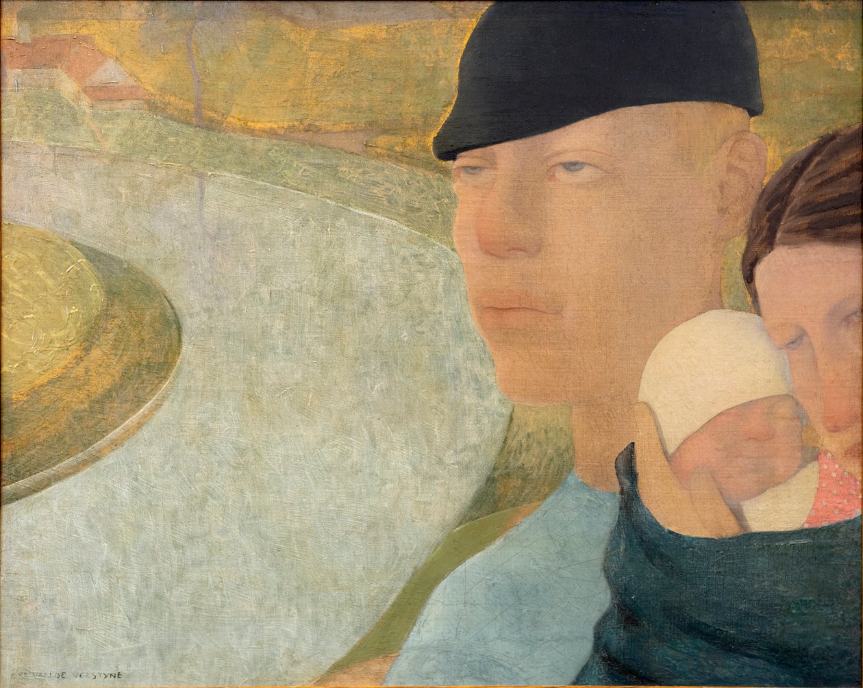 çiftçi ailesi by Gustave Van de Woestyne