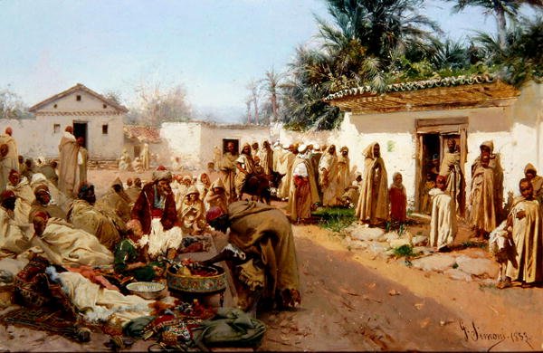 Arap Köyü Sahnesi by Gustavo Simoni