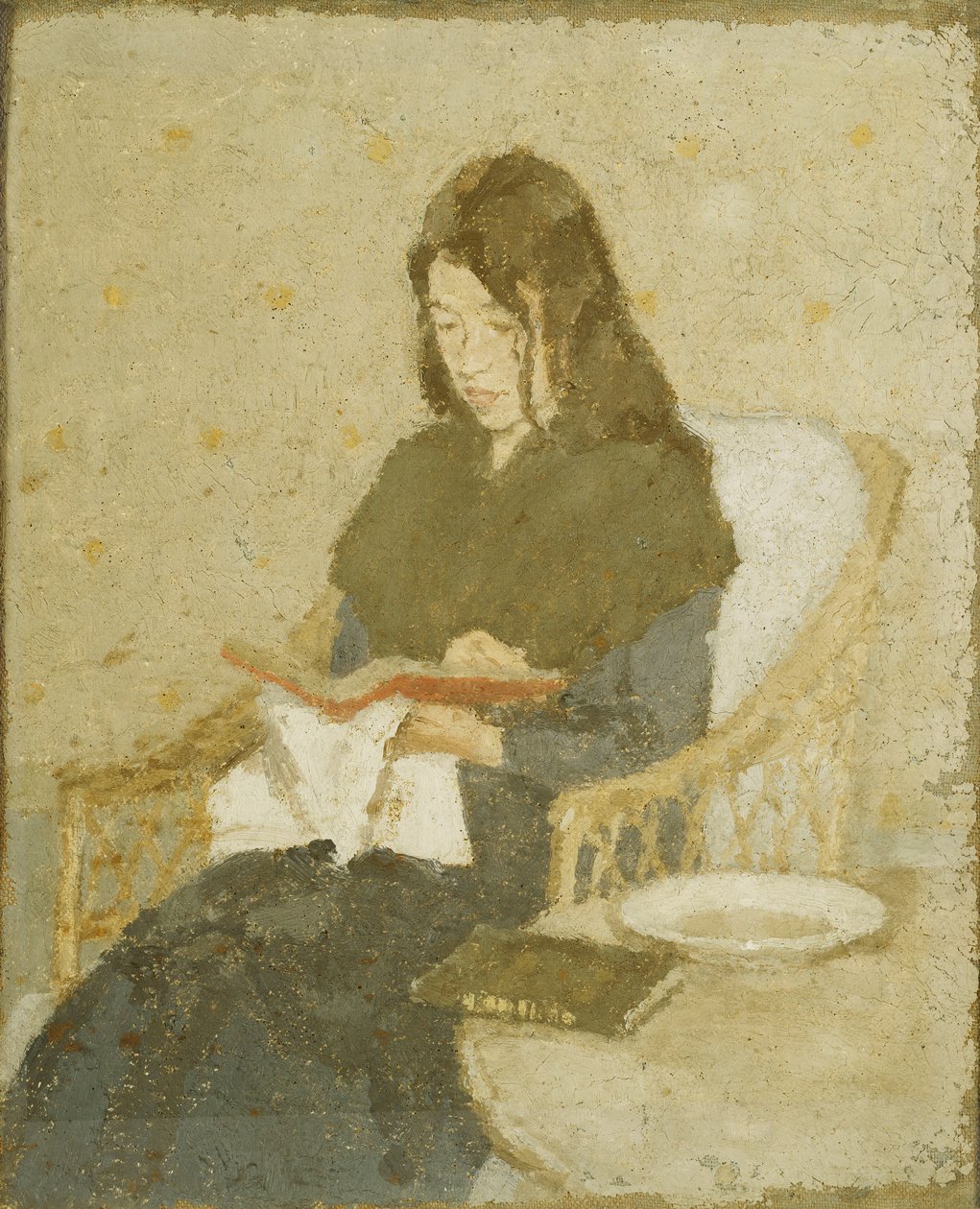 Oturan Kadın, 1919-1926 by Gwen John