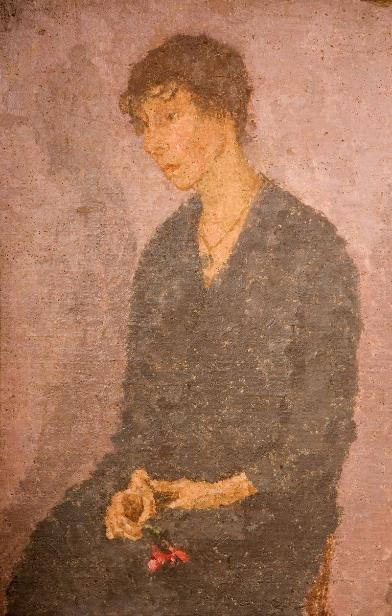 Çiçek Tutan Kadın, 1908-1922. by Gwendolen Mary John