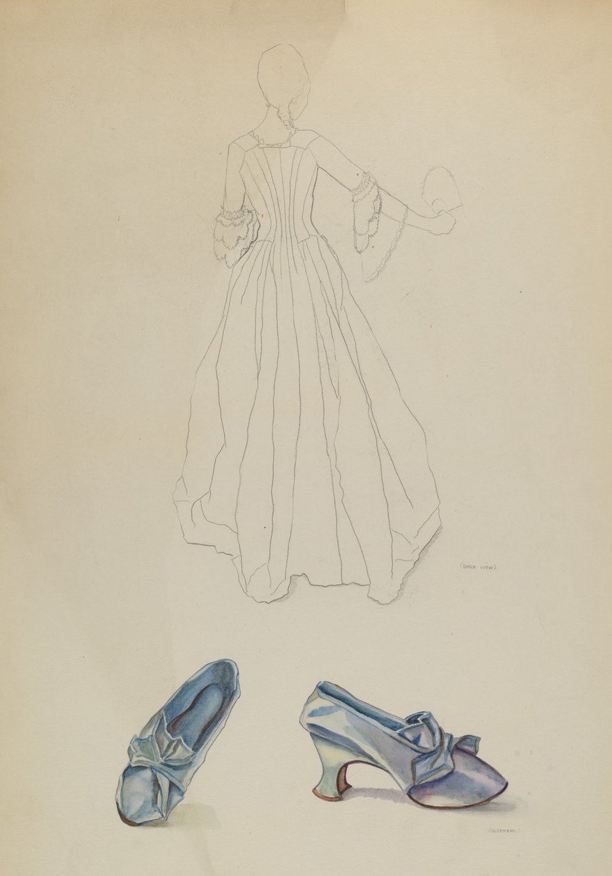 Cüppe ve Terlik, c. 1936. by Gwyneth King