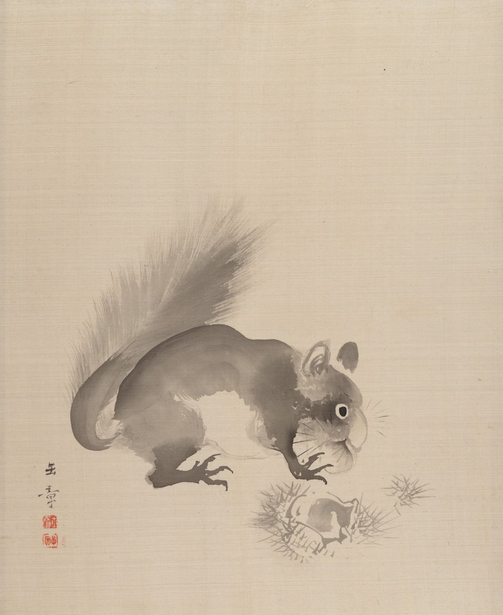 Sincap Yiyen Kestane, 1887-92. by Gyokusho Kawabata