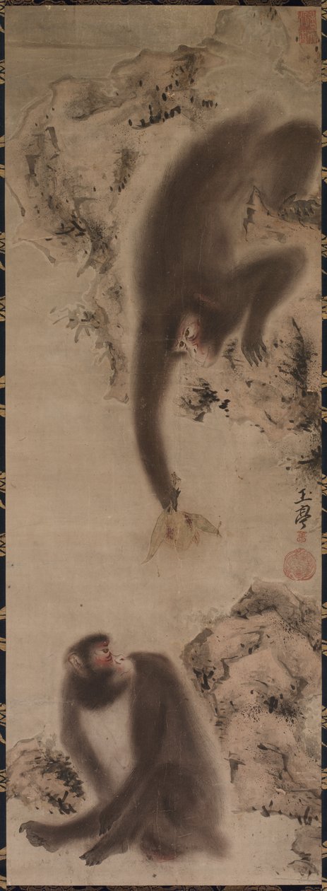 maymunlar by Gyokutei Katsu