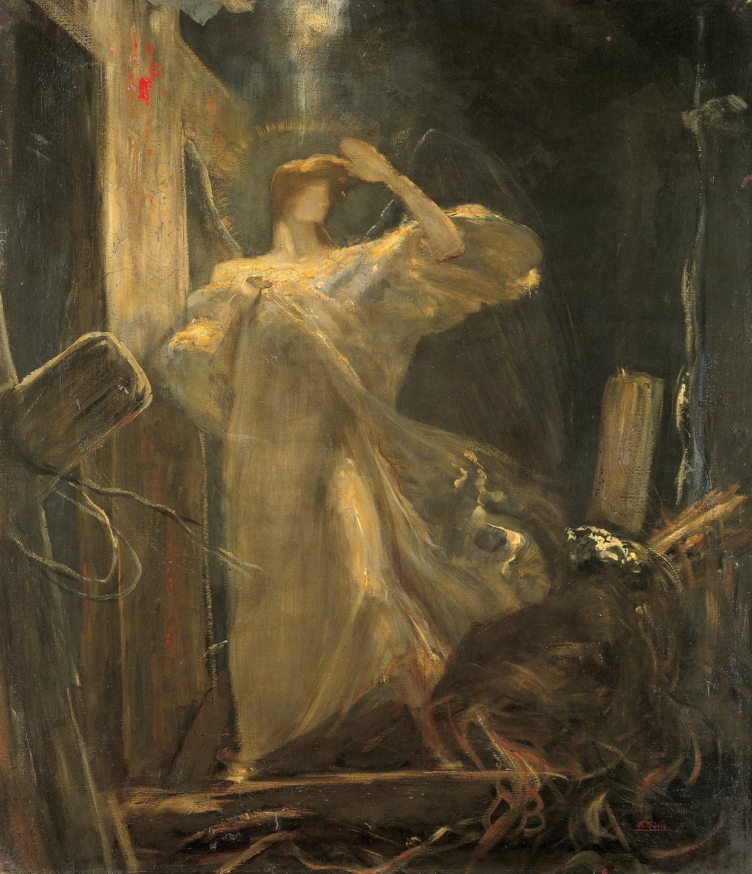Başmelek, İnancın Vakfı için çalışma by Gyzis Nikolaos