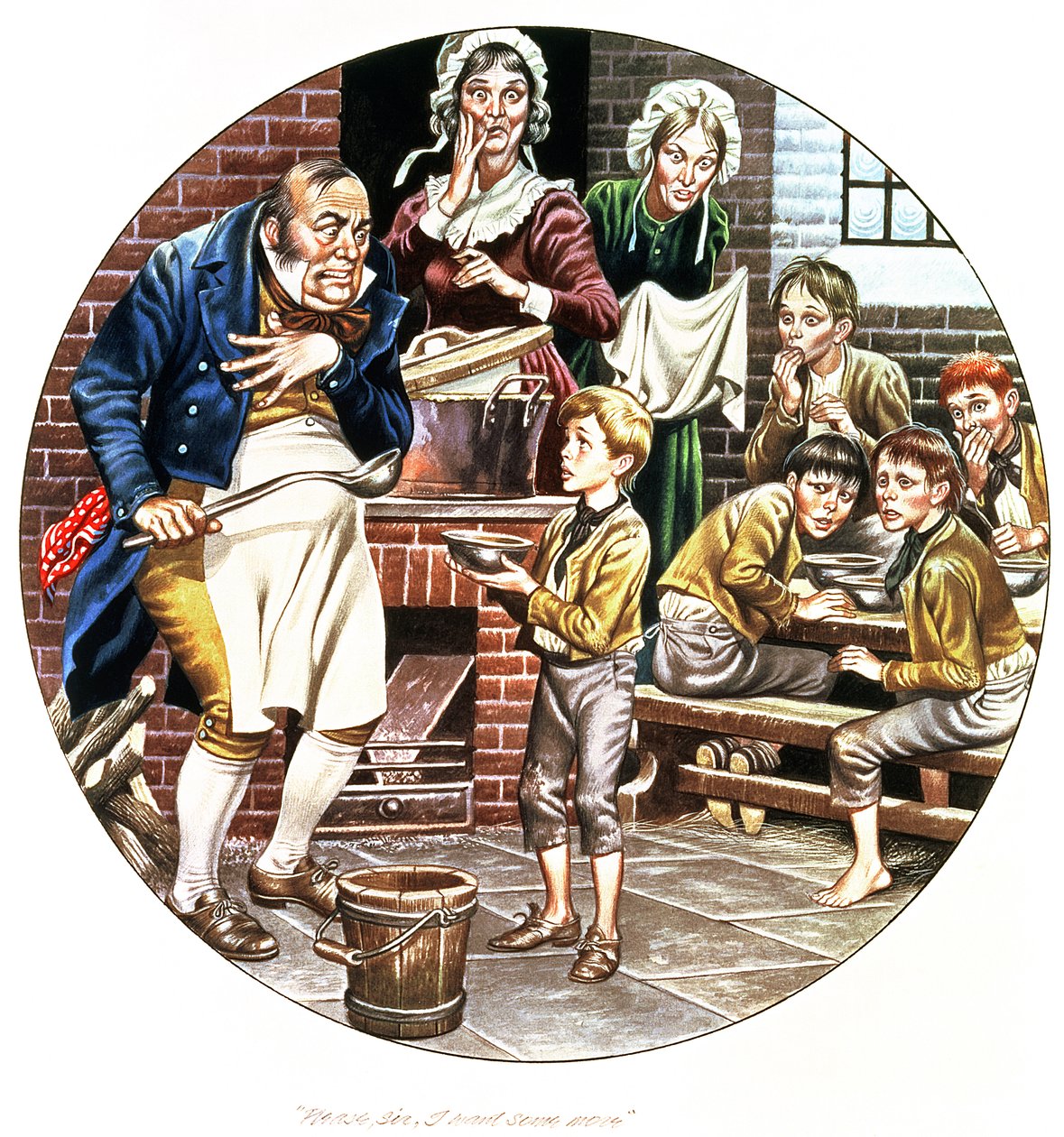 Sanatçının daha fazlasını isteyen Oliver Twist