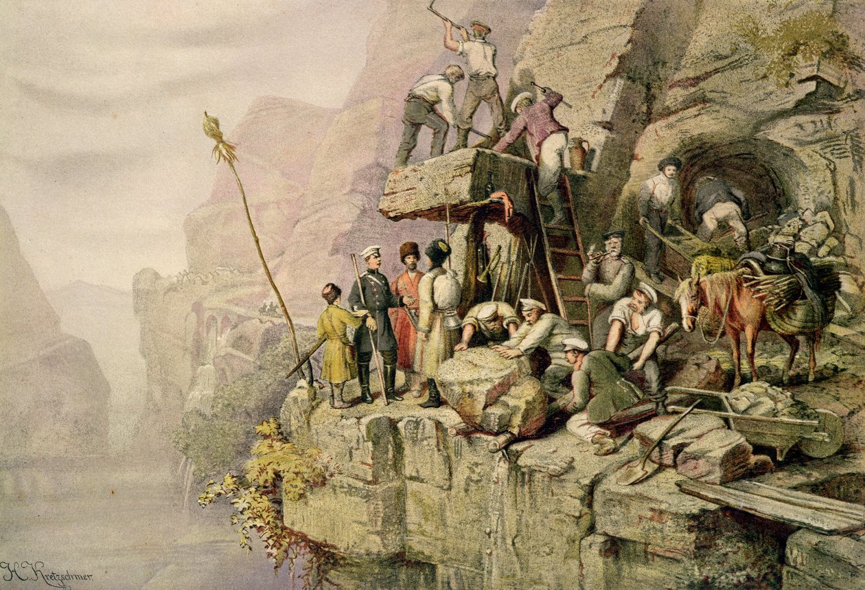 Bir Taş Ocağı, 1833 by H. Kretzschmer