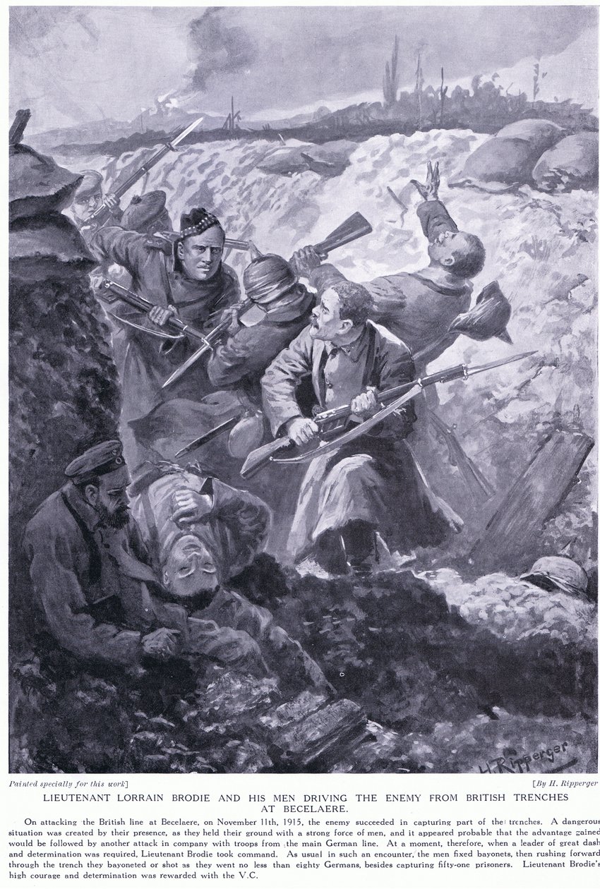 Teğmen Lorrain Brodie, Kasım 1915