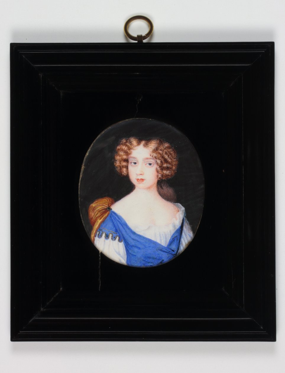 Leydi Catherine Cavendish (parşömen üzerine suluboya) by H. Byrne