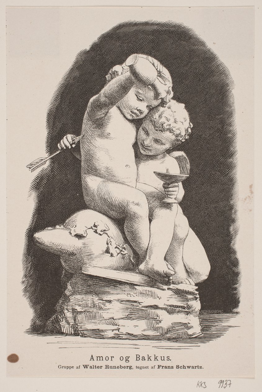 Aşk tanrısı ve Bakkus by H. C. Henneberg