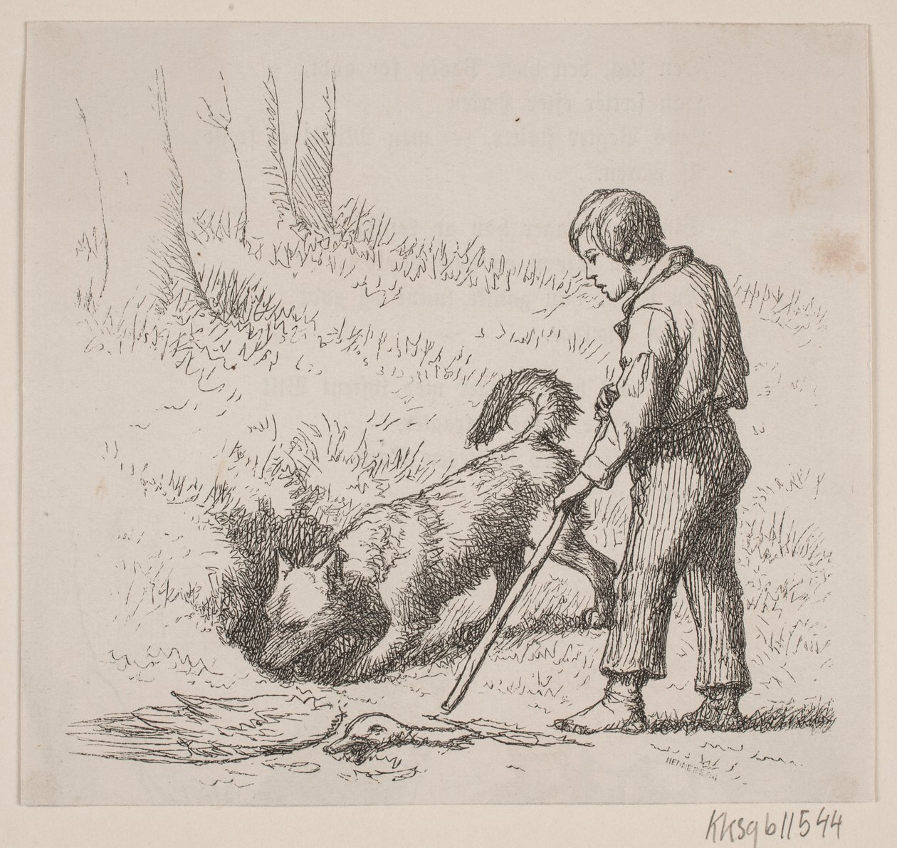 İllüstrasyon: "Bay Mikkel" by H. C. Henneberg