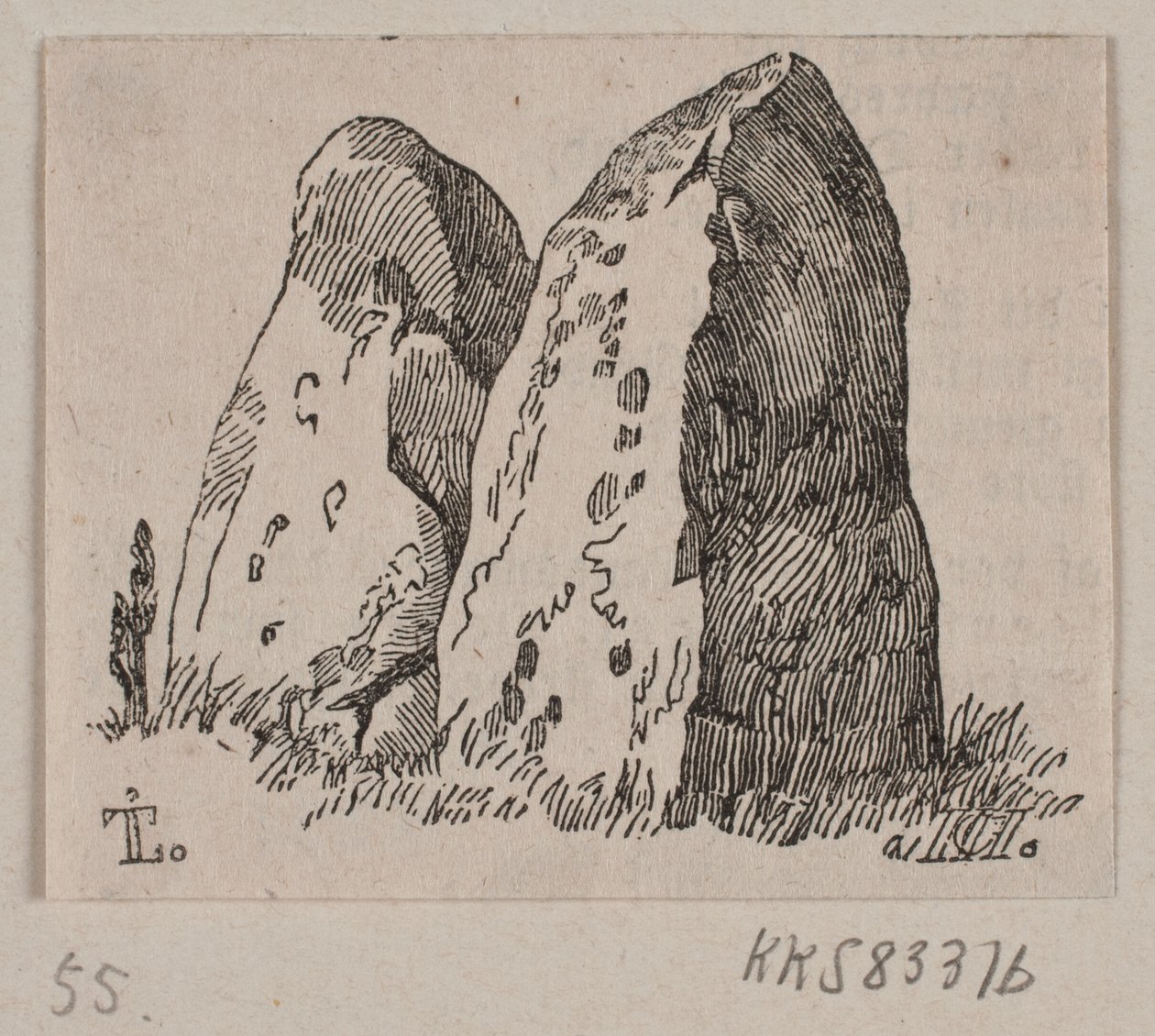 "Taş anıtlar" için illüstrasyon by H. C. Henneberg