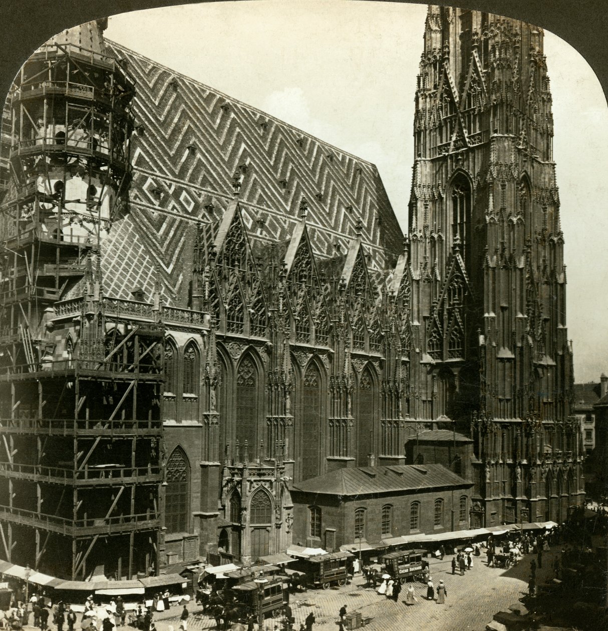 St Stephen Stephansdom Katedrali, Viyana, Avusturya. by H. C. White