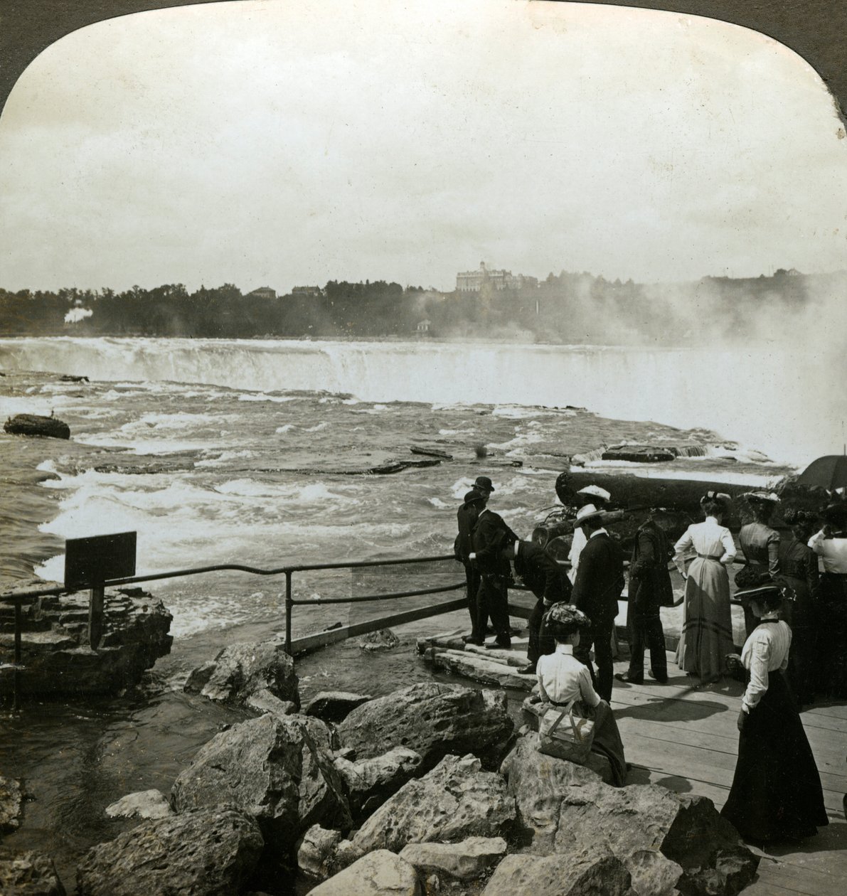 Terrapin Noktası, Keçi Adası, Niagara Şelalesi, ABD. by H. C. White