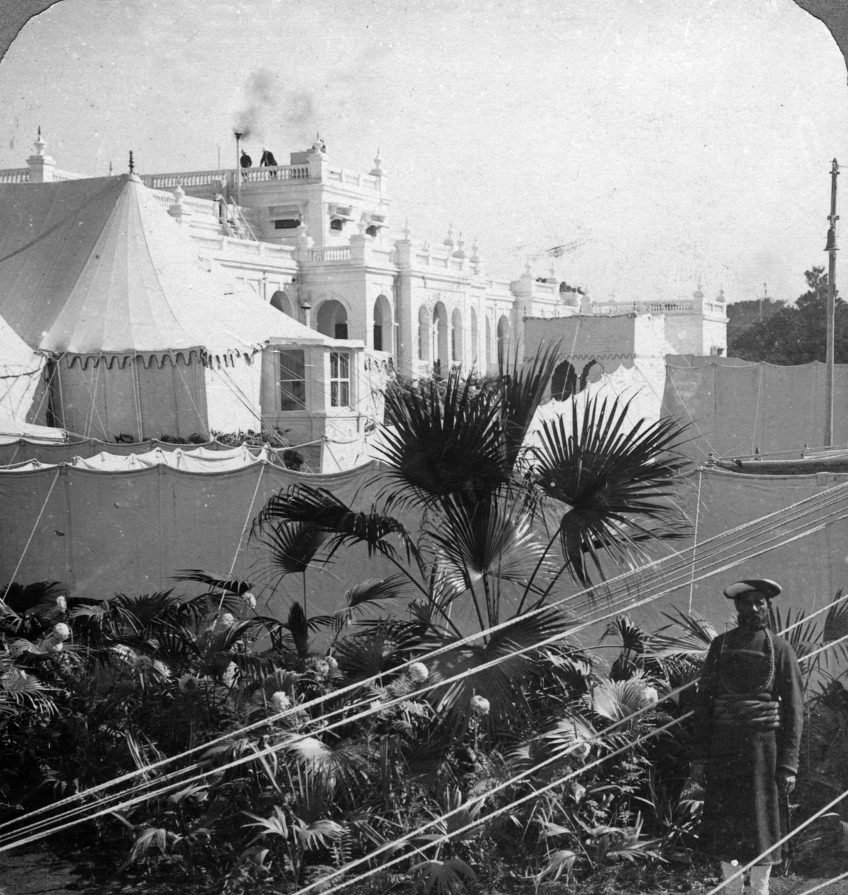 Kral-İmparatorlar kampı. Delhi, Hindistan, 1912. by H. D. Girdwood