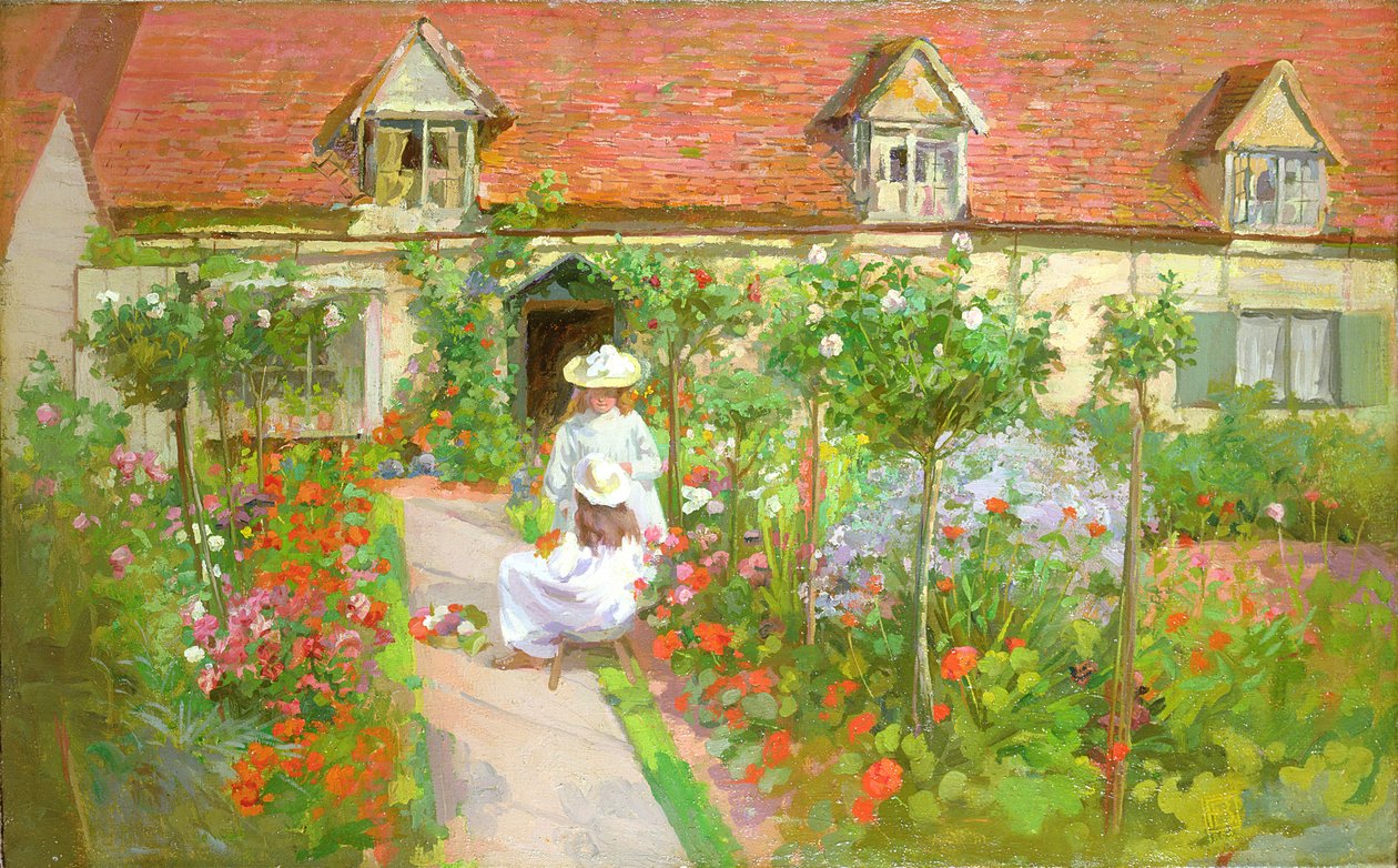 Yazlık bahçe, yaz by H. Francis Bate
