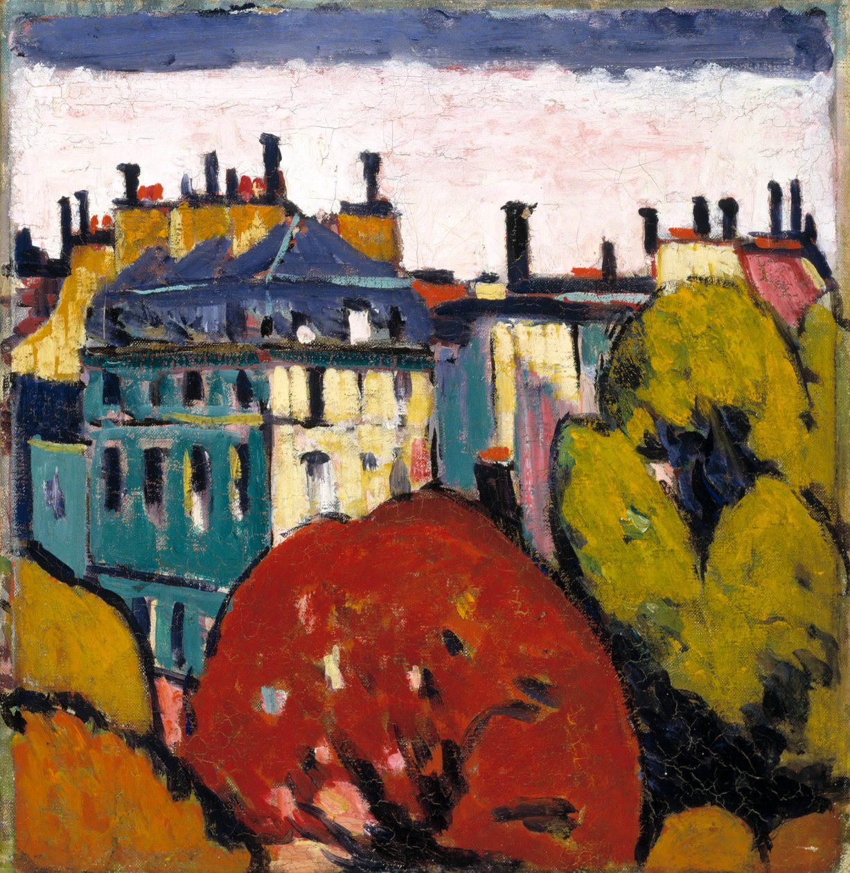 Manzara, Paris, 1912-1914. by H Lyman Sayen