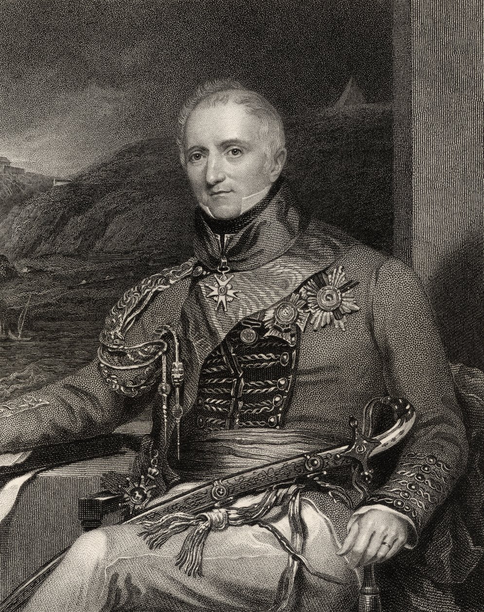Sir Rufane Shaw Donkin, W. Holl tarafından 