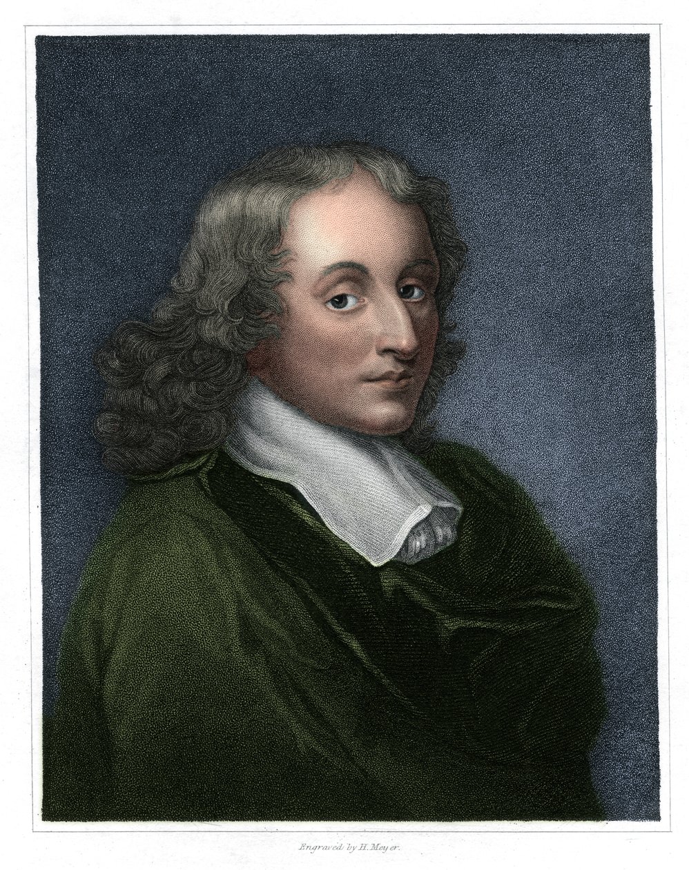 Blaise Pascal, Fransız filozof, matematikçi, fizikçi ve ilahiyatçı, 1833. by H Meyer