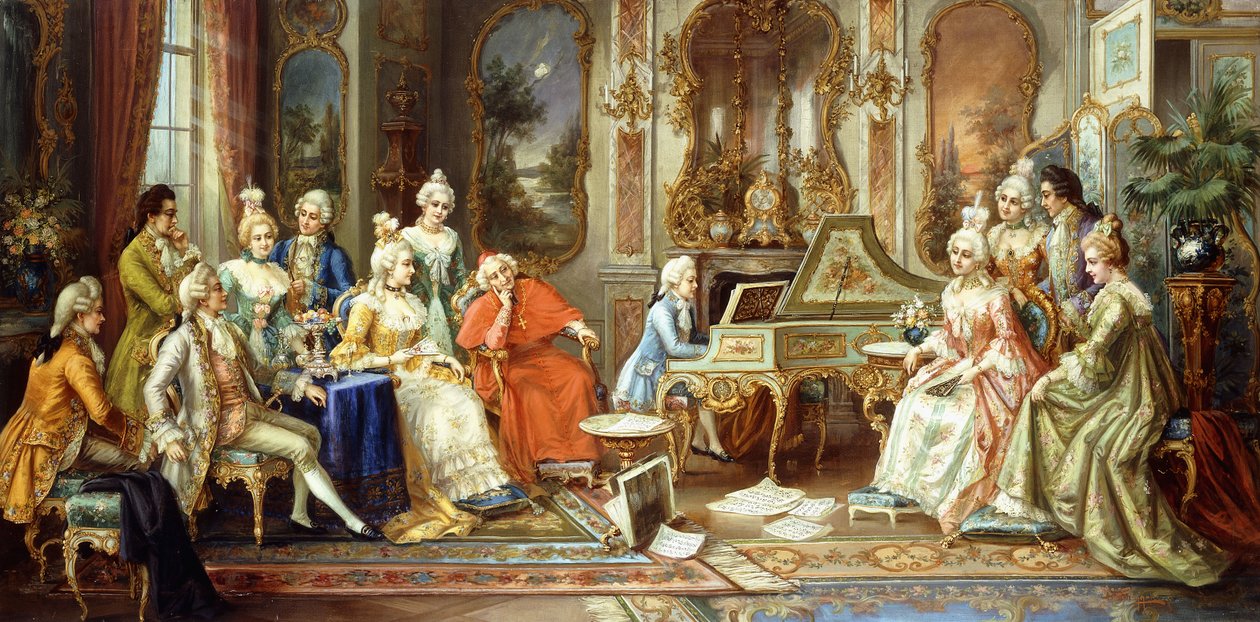 Genç Mozart resital veriyor by H. Pihnnero