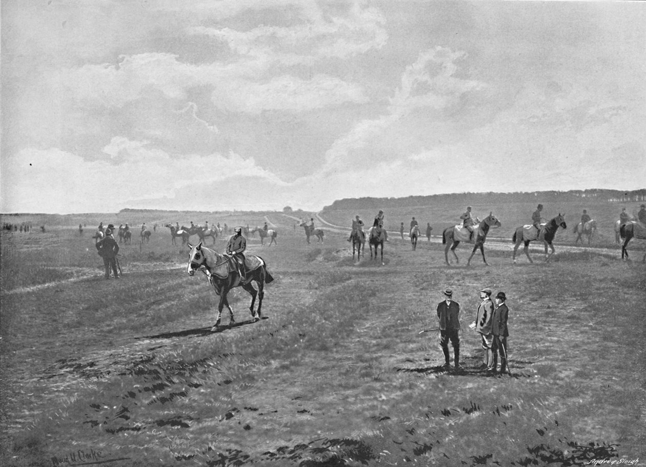 Bury Hills, Newmarket, c1896 by H. R. Sherborn