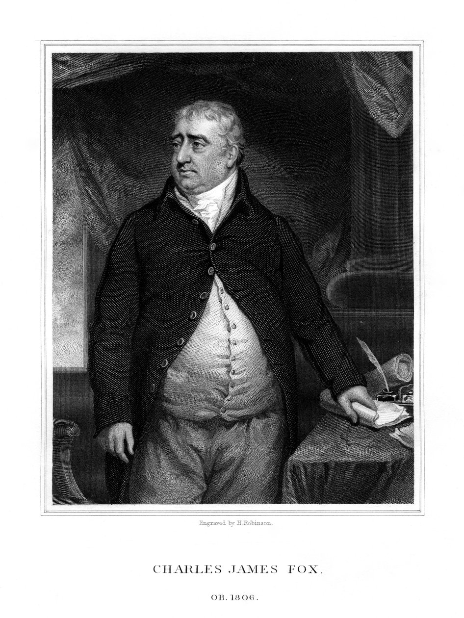 Charles James Fox, İngiliz politikacı, 1833. by H. Robinson